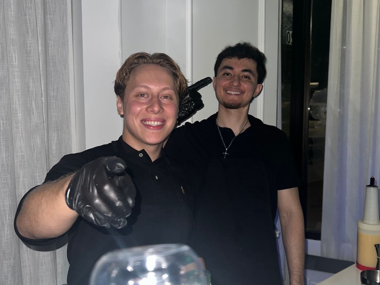 Buzz Hour Bartending founder behind the bar